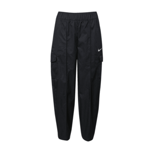 Nike Sportswear Cargo nadrágok fekete / fehér kép