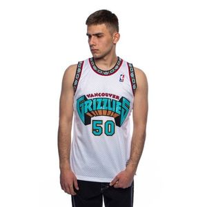 Mitchell & Ness Vancouver Grizzlies #50 Bryant Reeves white Swingman Jersey kép