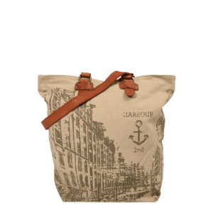 Harbour 2nd Shopper táska 'Annen' olíva / barna kép
