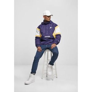 Starter Color Block Half Zip Retro Jacket starter purple/wht/buff yellow kép