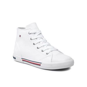 Tommy Hilfiger Tornacipő High Top Lace Up Sneaker T3X4-32060-0890 S Fehér kép
