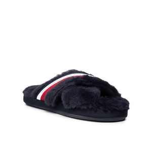 Tommy Hilfiger Papucs Tommy Furry Home Slipper FW0FW06314 Sötétkék kép