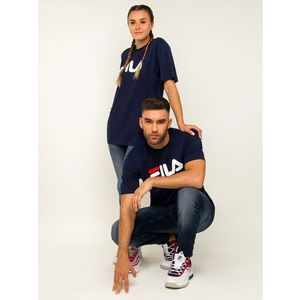 Fila Póló Unisex 681093 Sötétkék Regular Fit kép