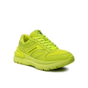 Calvin Klein Jeans Sportcipő Runner Laceup Sneaker Snap YM0YM00198 Zöld kép