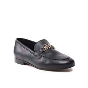 Tommy Hilfiger Lords Th Hardware Leather Loafer FW0FW05958 Fekete kép