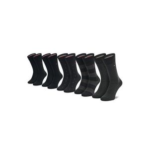 Tommy Hilfiger 5 pár hosszú szárú férfi zokni 701210550 Fekete kép