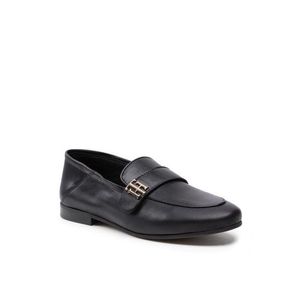 Tommy Hilfiger Lords Essential Leather Loafer FW0FW05786 Fekete kép