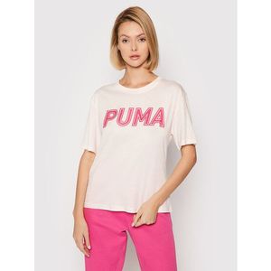 Puma Póló Modern Sports Logo 581229 Rózsaszín Relaxed Fit kép