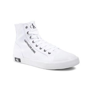 Calvin Klein Jeans Tornacipő Vulcanized Sneaker Highlaceup Co YM0YM00019 Fehér kép