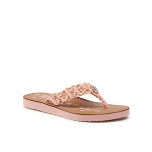 Tommy Hilfiger Flip-flops Th Faded Leather Footbed Sandal FW0FW05808 Rózsaszín kép