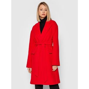 Pinko Gyapjú kabát Giacomino 1 1G16S0 Y7E3 Piros Regular Fit kép