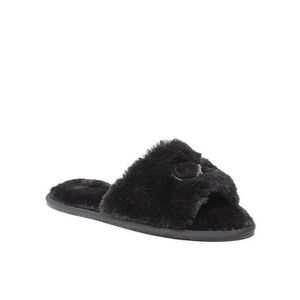 Calvin Klein Papucs Slipper Sandal Fur HW0HW00634 Fekete kép