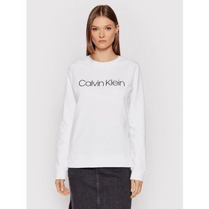 Calvin Klein Pulóver Core Logo K20K202157 Fehér Regular Fit kép