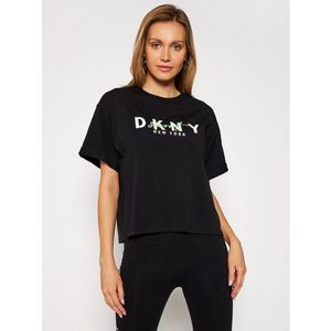 DKNY Sport Póló DP0T7854 Fekete Oversize kép