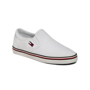 Tommy Jeans Teniszcipő Essential Slip On Sneaker EN0EN00782 Fehér kép