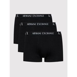 Armani Exchange 3 darab boxer 956000 CC282 50020 Fekete kép