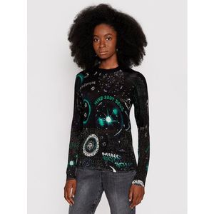 Desigual Sweater Toronto 21WWJF60 Fekete Regular Fit kép