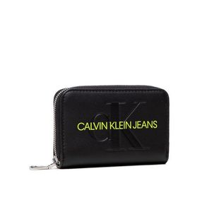 Calvin Klein Jeans Kis női pénztárca Sculpted Mono Med K60K608396 Fekete kép