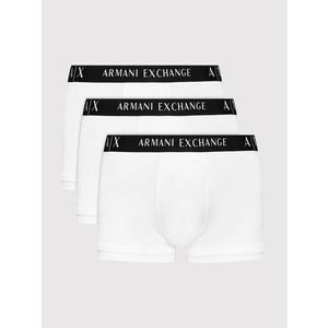 Armani Exchange 3 darab boxer 956000 CC282 48310 Fehér kép