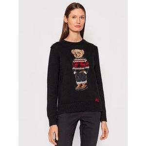 Polo Ralph Lauren Sweater Lsl 211847029002 Fekete Regular Fit kép