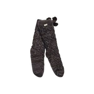 Ugg Hosszú női zokni W Pom Pom Fleece Lined Crew Sock r.OS 1014837 Fekete kép