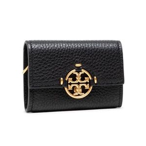 Tory Burch Kis női pénztárca Miller Mini Wallet 79394 Fekete kép