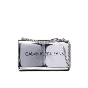 Calvin Klein Jeans Táska Sculpted Conv E/W Flap Silver B K60K608842 Ezüst kép
