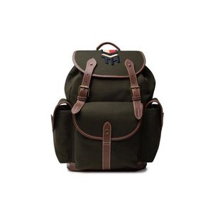 Tommy Hilfiger Hátizsák Highlight Eco Canvas Backpack AM0AM07220 Zöld kép