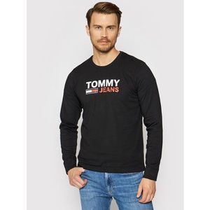Tommy Jeans Hosszú ujjú Corp Logo Tee DM0DM09487 Fekete Regular Fit kép