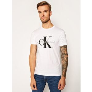 Calvin Klein Jeans Póló Core Monogram Logo J30J314314 Fehér Regular Fit kép