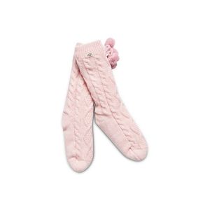 Ugg Hosszú női zokni W Pom Pom Fleece Lined Crew Sock 1014837 OS Rózsaszín kép