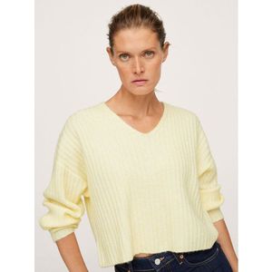 Mango Sweater Picky 17015762 Sárga Regular Fit kép