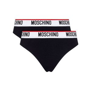 MOSCHINO Underwear & Swim 2 db brazil alsó ZUA4745 9003 Fekete kép