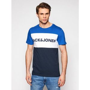 Jack&Jones Póló Logo Blocking 12173968 Színes Slim Fit kép