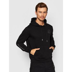 KARL LAGERFELD Pulóver Sweat 705079 512900 Fekete Regular Fit kép