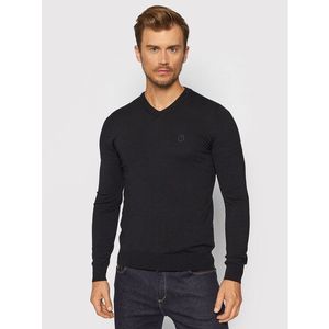 Trussardi Sweater 52M00518 Fekete Regular Fit kép