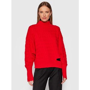 Pinko Sweater Ninfeo 1G16G9 Y7DK Piros Regular Fit kép