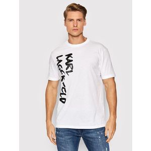 KARL LAGERFELD Póló Crewneck 755041 512226 Fehér Regular Fit kép