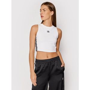 adidas Felső adicolor Classics Cropped H38734 Fehér Slim Fit kép