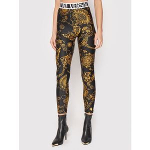 Versace Jeans Couture Leggings Regalia Baroque 71HAC101 Fekete Slim Fit kép