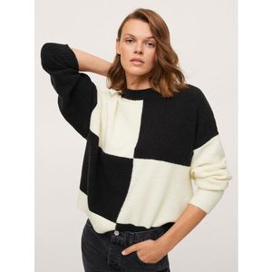 Mango Sweater Chiss 17015759 Fekete Regular Fit kép