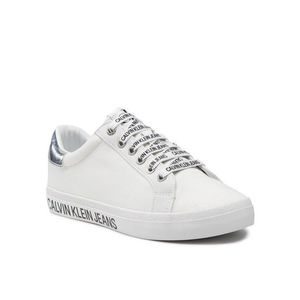 Calvin Klein Jeans Sportcipő Lowprofile Laceup Sneaker 2 YW0YW00396 Fehér kép