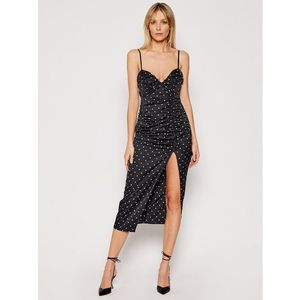 For Love & Lemons Nyári ruha Carissa CD2306 Fekete Slim Fit kép