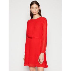Calvin Klein Hétköznapi ruha Ls Plisse K20K202662 Piros Regular Fit kép