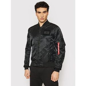 Alpha Industries Bomber dzseki Custom 196107 Fekete Regular Fit kép