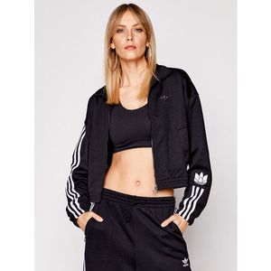 adidas Pulóver Tracktop GN2875 Fekete Standard Fit kép