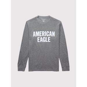 American Eagle Sweater 016-1175-5046 Szürke Standard Fit kép