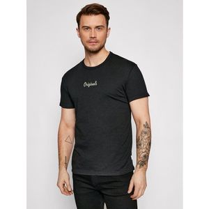 Jack&Jones Póló Stockholm 12185790 Fekete Regular Fit kép