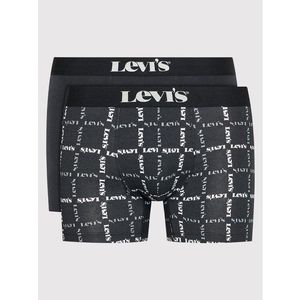 Levi's® 2 pár boxer Logo Plaid 701203916 Fekete kép