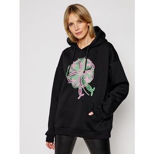 Local Heroes Pulóver Lucky Charm SS21S0004 Fekete Oversize kép